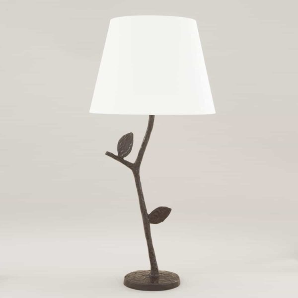 LAMPE FLORA bronze