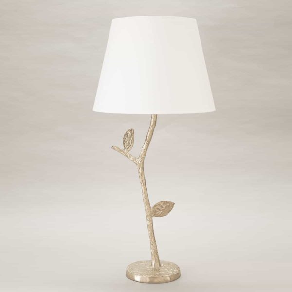 LAMPE FLORA nickel